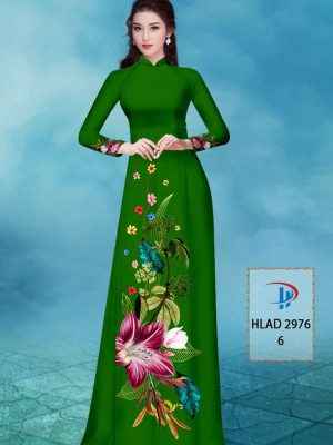 Vải Áo Dài Hoa In 3D AD HLAD2976 40